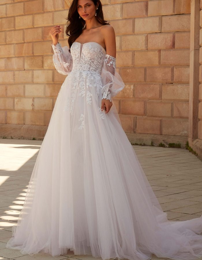 Robe de mariée Fluide Fleur