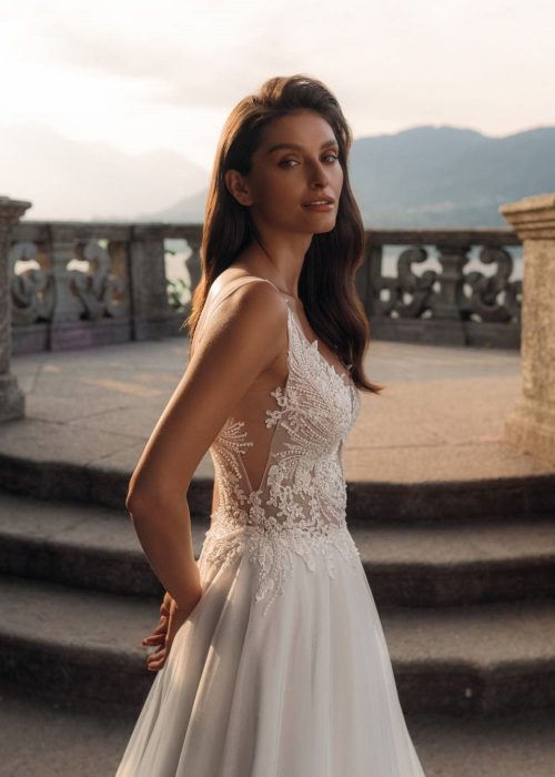 Robe de mariée – Fluide – Incontournable -KT- 01- 217