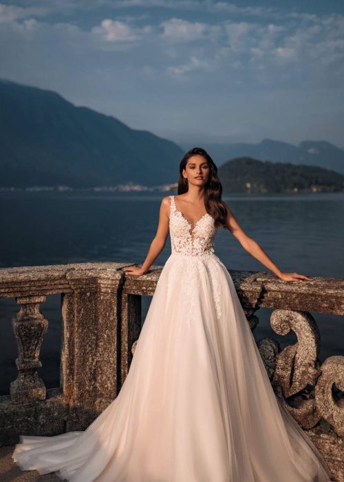 Robe de mariée – Fluide – Incontournable -KT- 03- 219