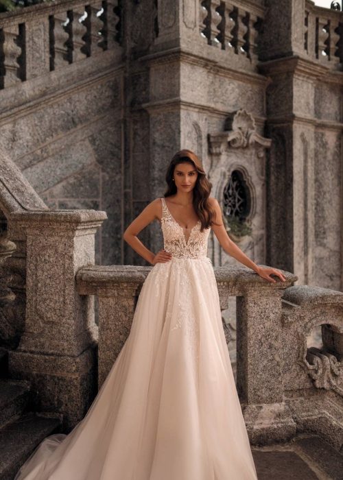 Robe de mariée – Fluide – Incontournable -KT- 04- 222