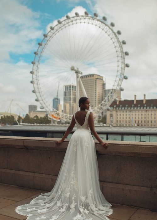 Robe de mariée – Fluide – Incontournable -KT- L08- 248