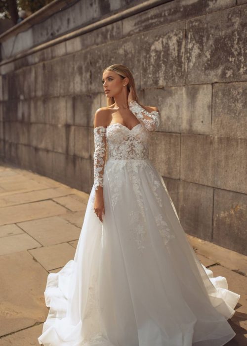 Robe de mariée – Fluide – Incontournable -KT- L09- 249