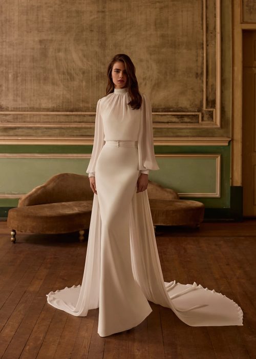Robe de mariée -Minimaliste – Incontournable – AP- LUC – 513