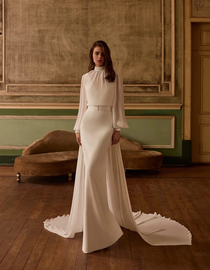 Robe de mariée -Minimaliste - Incontournable - AP- LUC - 513