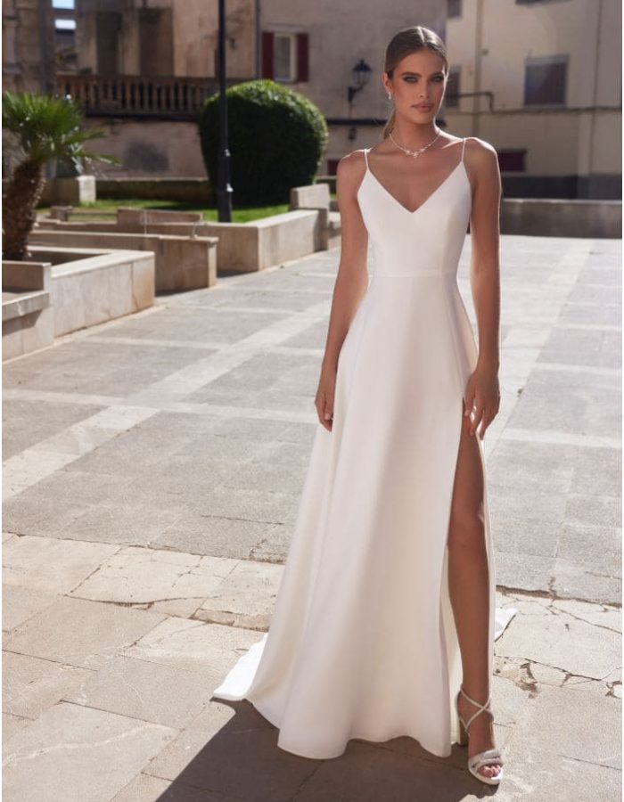 Robe de mariée -Minimaliste - Incontournable - BE- AD- 565