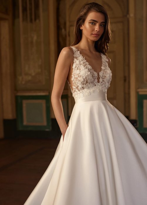 Robe de mariée Trapeze Incontournable AP -Lina 3