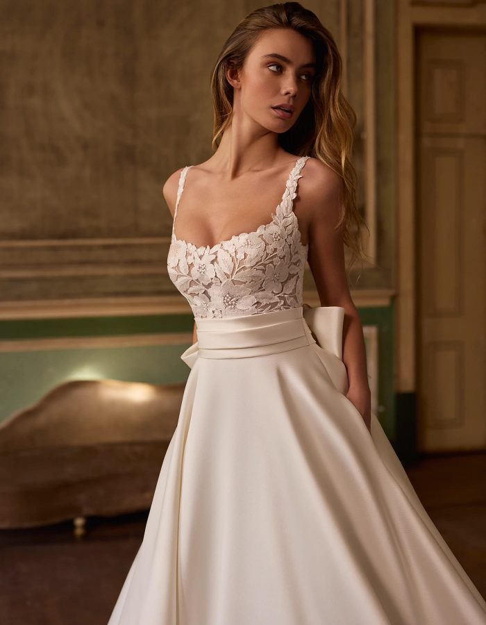 Robe de mariée Trapeze Incontournable AP -Perla 2
