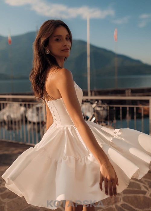 Robe de mariée- courte – Incontournable -KT -16-1034