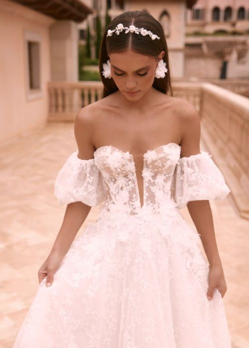 Robe de mariée dentelle- Incontournable BE- CY-322