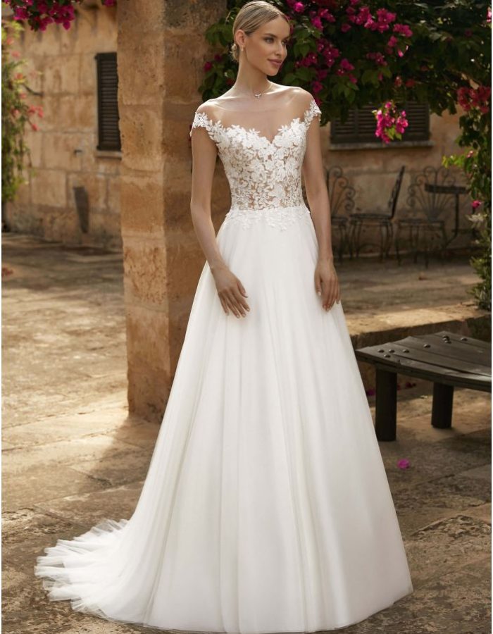 Robe de mariée fourreau- Incontournable BE-AL-030