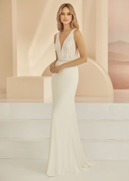 Robe de mariée fourreau- Incontournable BE-CAM-060