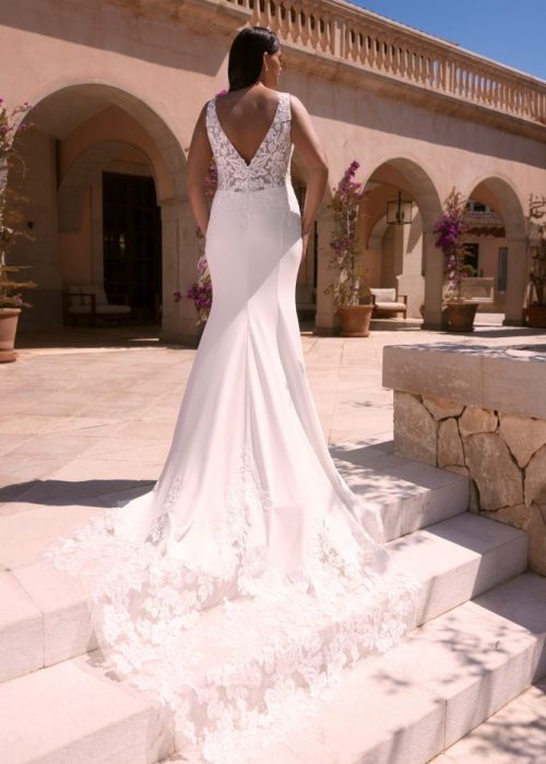 Robe de mariée fourreau- Incontournable BE-NIR-049- – Isis 12 GT