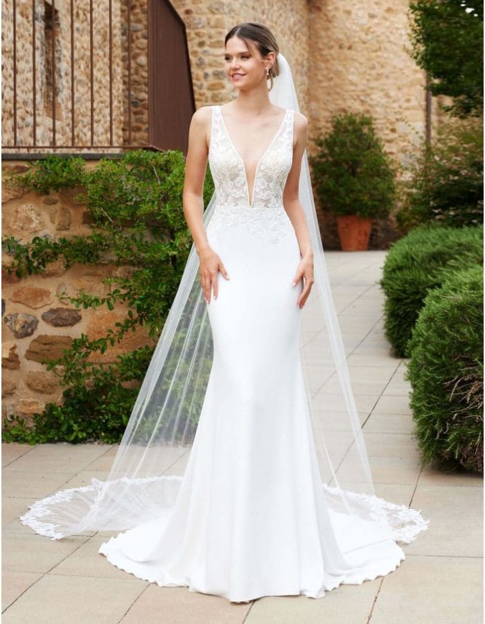 Robe de mariée fourreau- Incontournable BE-SAP-055