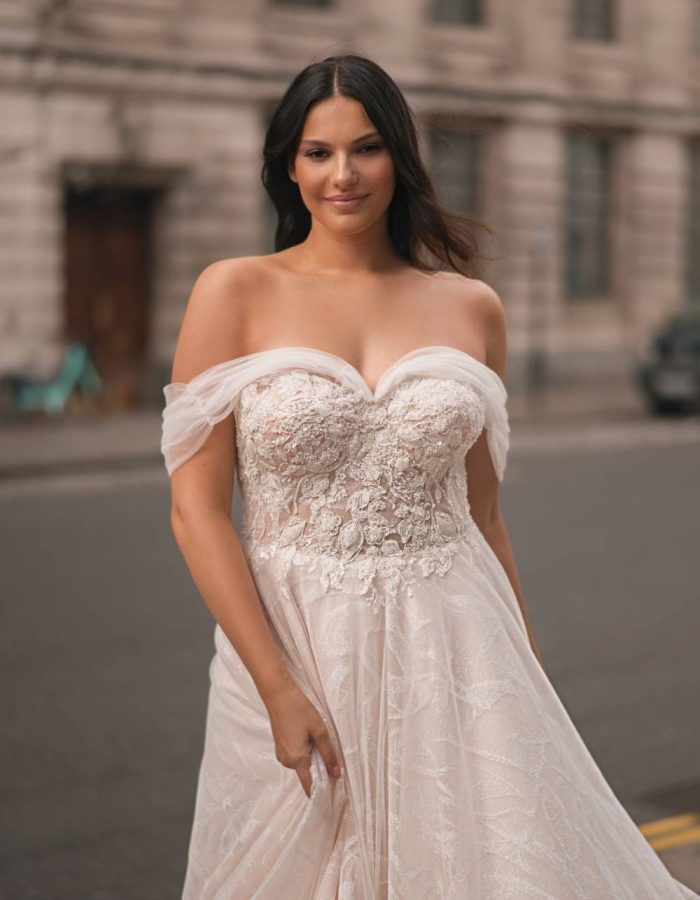 Robe de mariée- grande taille - Incontournable -KT -26 - Nora 2