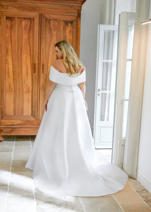 Robe de mariée grande taille – Mawulinam -Bella 3